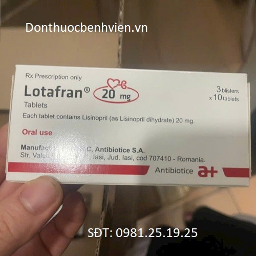 Viên nén Thuốc Lotafran 20mg