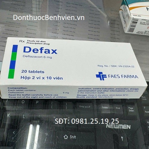 Viên uống Thuốc Defax 6mg