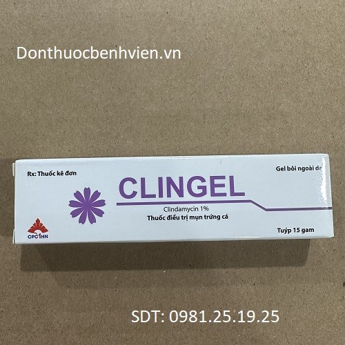 Thuốc Clingel 15g - Điều Trị mụn trứng cá