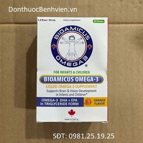 Dung dịch uống Bioamicus Omega-3 30ml