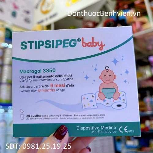 Stipsipeg Baby - Bột nhuận tràng pha uống