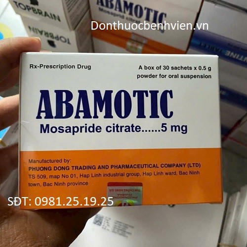 Bột pha hỗn dịch uống Thuốc Abamotic 5mg