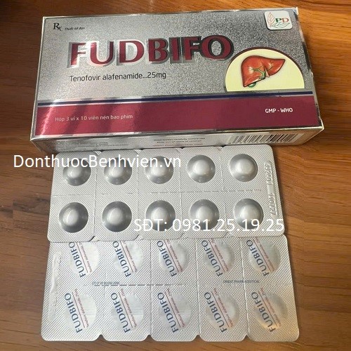 Viên nén bao phim Thuốc Fudbifo 25mg