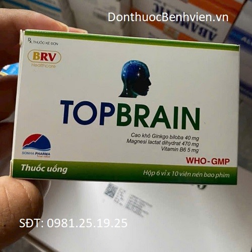 Viên nén bao phim Thuốc Topbrain