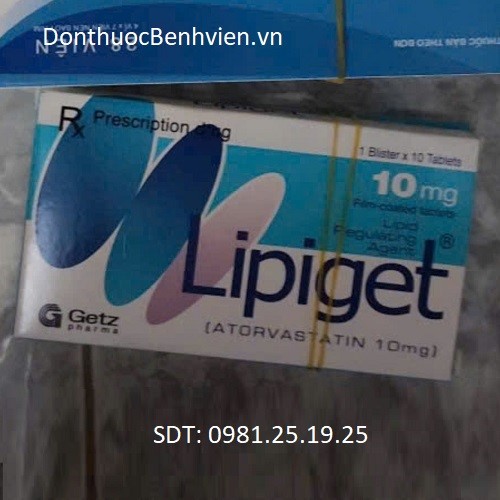 Viên uống Thuốc Lipiget 10mg