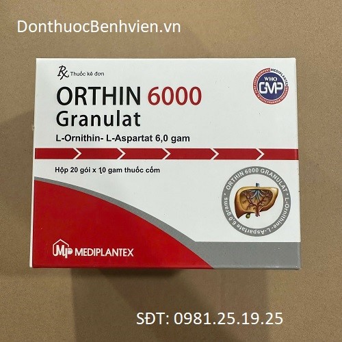 Thuốc Cốm Pha Hỗn dịch Orthin 6000 Granulat