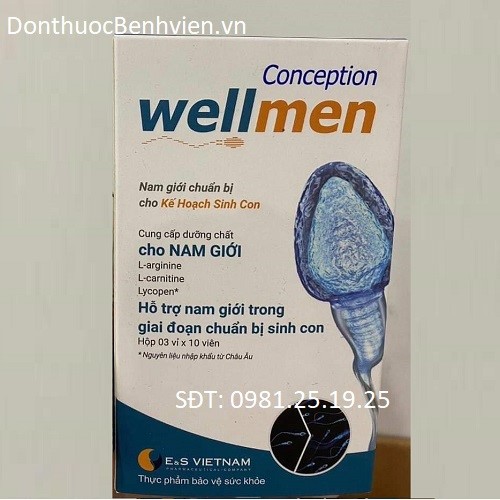 Viên uống bảo vệ sức khỏe Conception Wellmen