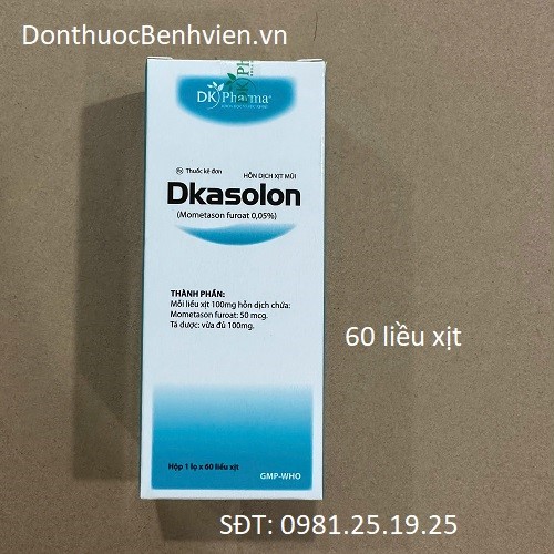 Hỗn dịch xịt mũi Thuốc Dkasolon