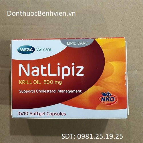 Viên nang mềm uống Natlipiz 500mg