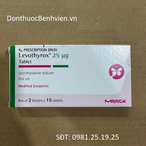 Viên uống Thuốc Levothyrox 25mcg