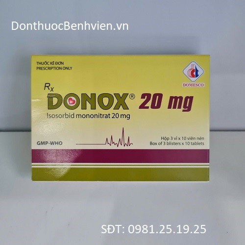 Viên nén Thuốc Donox 20mg Domesco