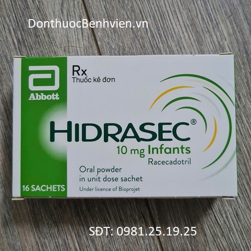 Gói bột pha uống Thuốc Hidrasec 10mg Infants