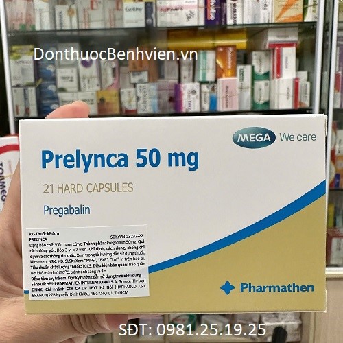 Viên nang cứng Thuốc Prelynca 50mg