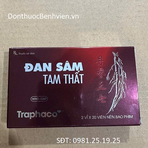 Viên uống Thuốc Đan Sâm Tam Thất Traphaco