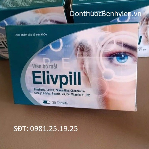 Elivpill New - Viên uống bổ mắt 