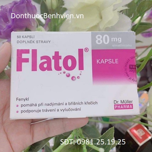 Viên uống hỗ trợ tiêu hóa Flatol Kapsle