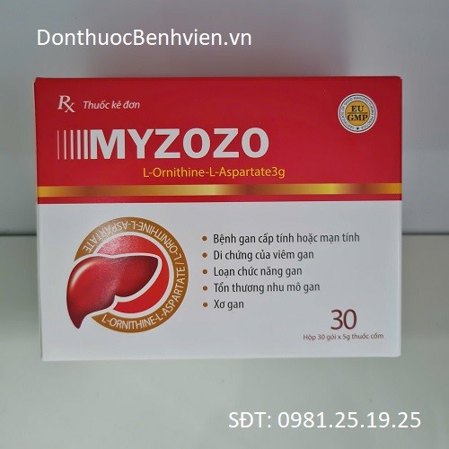 Cốm pha hỗn dịch uống Thuốc Myzozo 3g