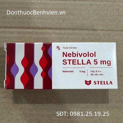 Viên nén Thuốc Nebivolol Stella 5mg