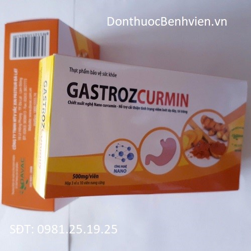 Viên uống hỗ trợ tiêu hóa Gastrozcurmin