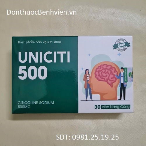 Viên nang cứng bổ não Uniciti 500