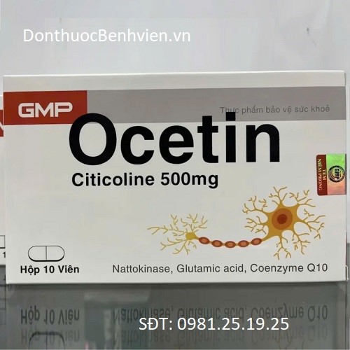 Viên uống bổ não Ocetin Citicoline 500mg