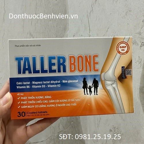 Viên uống bổ xương khớp Taller Bone