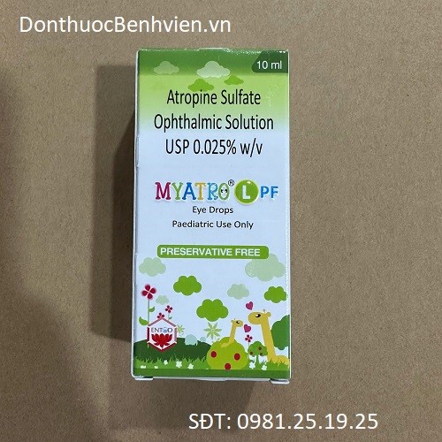 Dung dịch nhỏ mắt Thuốc Myatro L PF 10ml