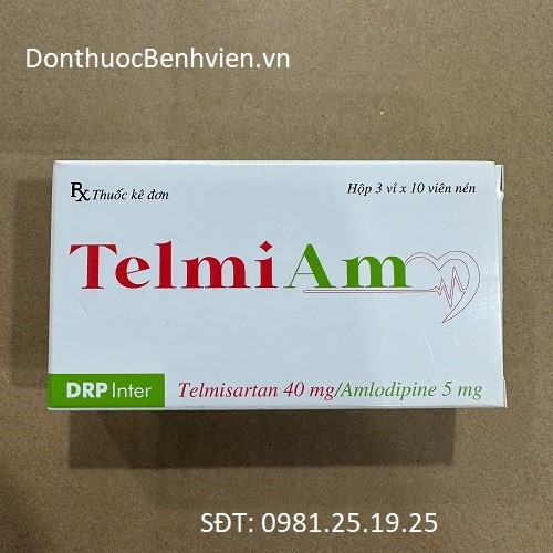 Viên nén Thuốc Telmiam 40mg/5mg