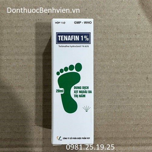 Dung dịch xịt ngoài da trị nấm Tenafin 1% 20ml