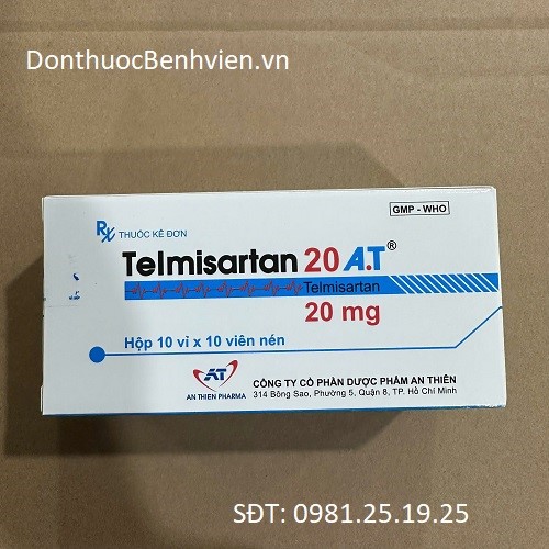 Viên nén Thuốc Telmisartan 20 A.T