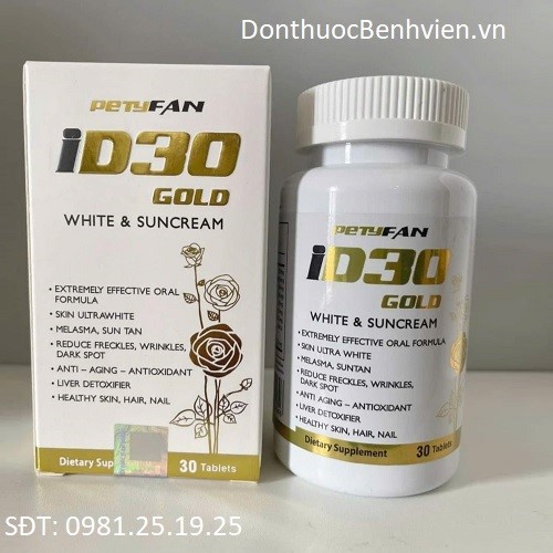 Viên uống đẹp Da Petyfan ID30 Gold