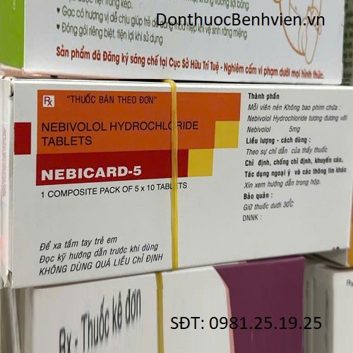 Viên nén Thuốc Nebicard 5mg