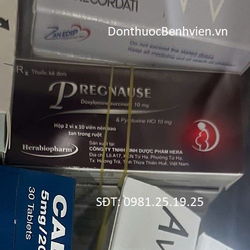 Viên nén  bao tan trong ruột Thuốc Pregnause