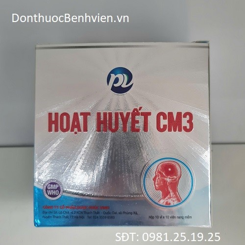 Viên nang mềm Thuốc Hoạt huyết CM3