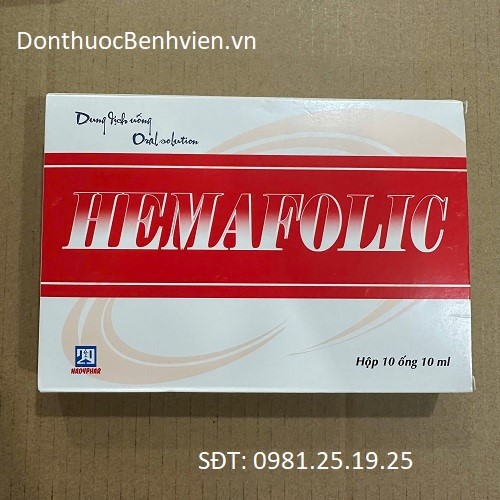 Thuốc Dung dịch uống Hemafolic 10ml