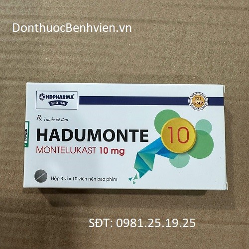 Viên nén bao phim Thuốc Hadumonte 10mg