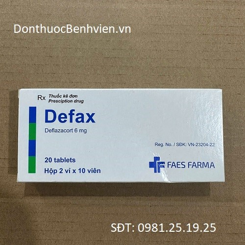 Viên uống Thuốc Defax 6mg