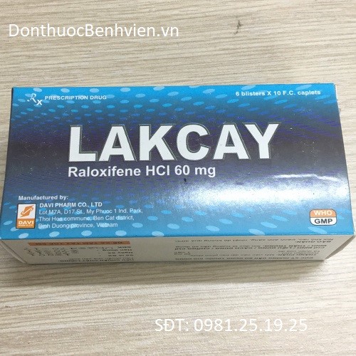 Viên uống Thuốc Lakcay 60mg