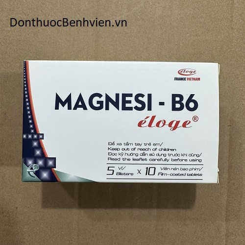 Viên nén bao phim Thuốc Magnesi B6 Éloge