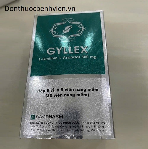 Viên nang mềm Thuốc Gyllex 300mg