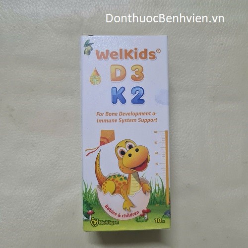 Dung dịch uống nhỏ giọt Welkids D3k2 10ml