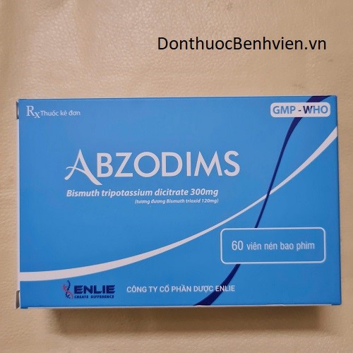 Viên nén bao phim Thuốc Abzodims 300mg