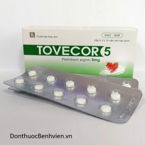 Viên nén bao phim Thuốc Tovecor 5mg