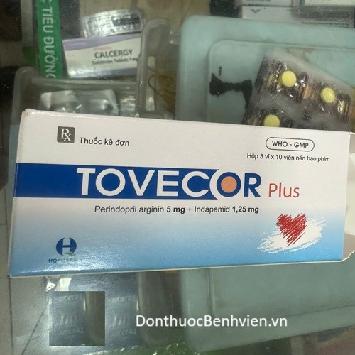 Viên nén bao phim Thuốc Tovecor Plus 