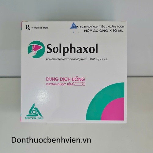 Dung dịch uống Thuốc Solphaxol 10ml