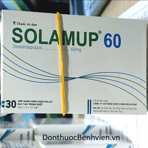 Viên nang cứng Thuốc Solamup 60mg