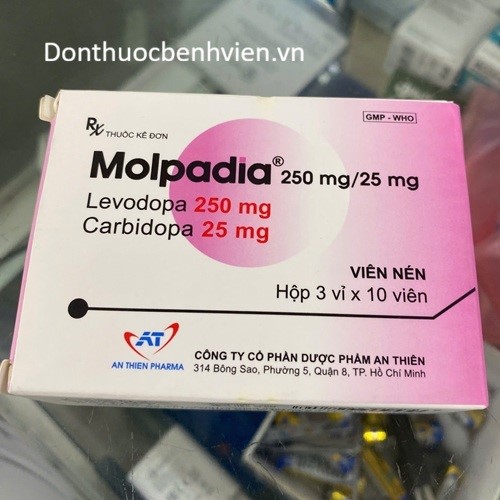 Viên nén Thuốc Molpadia 250mg/25mg