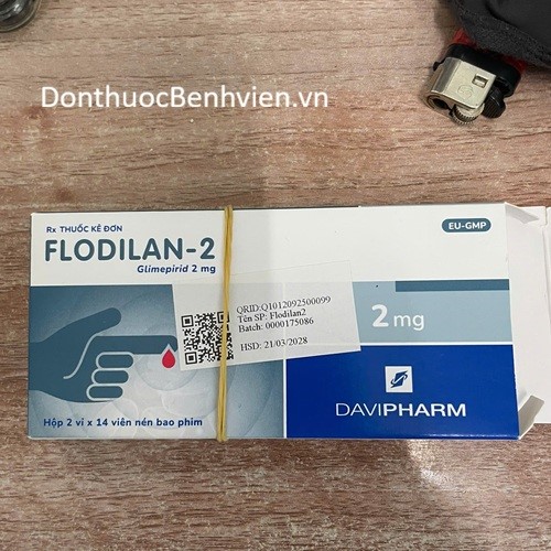 Viên nén bao phim Thuốc Flodilan 2mg