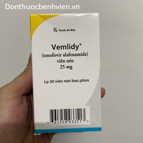 Viên nén Thuốc Vemlidy 25mg