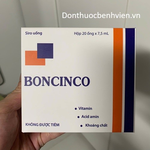 Siro uống Thuốc Boncinco 7.5ml